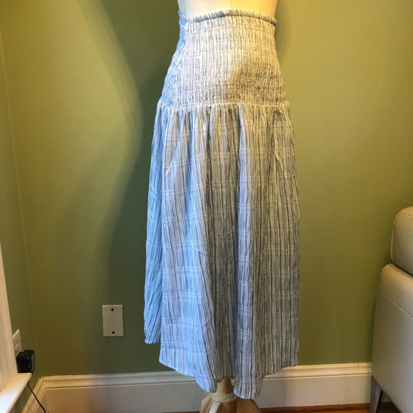Anthropologie Karyn Smocked Midi Skirt - Picture 10 of 15